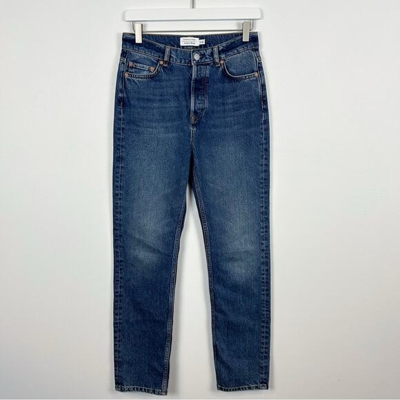 & Other Stories Stockholm Atelier Straight Leg Medium Wash Jeans Size 26 - Picture 1 of 6